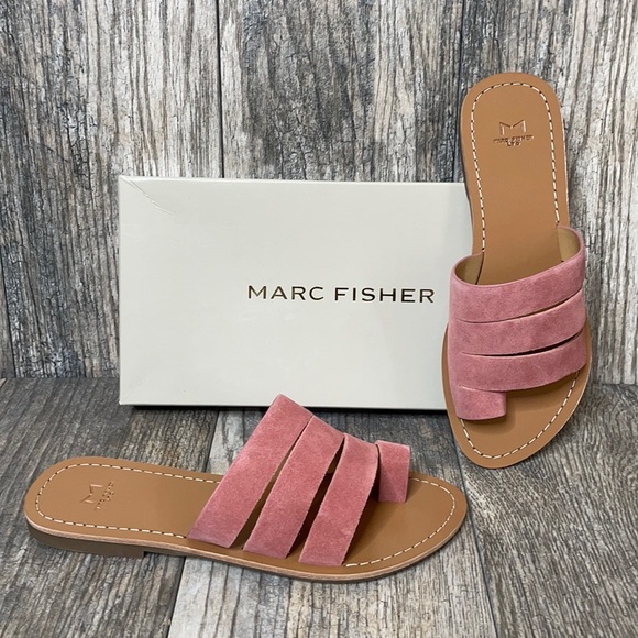 Marc Fisher Shoes - MARC FISHER RILEE Light Pink Suede sandals 6M NWT